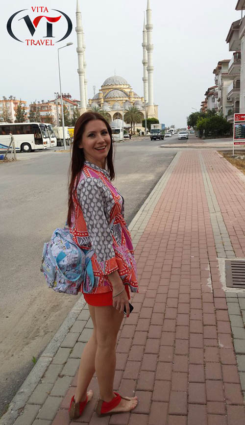 туристка в Турции, Сиде